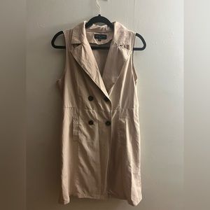 Love Tree Tan Sleeveless Midi Dress